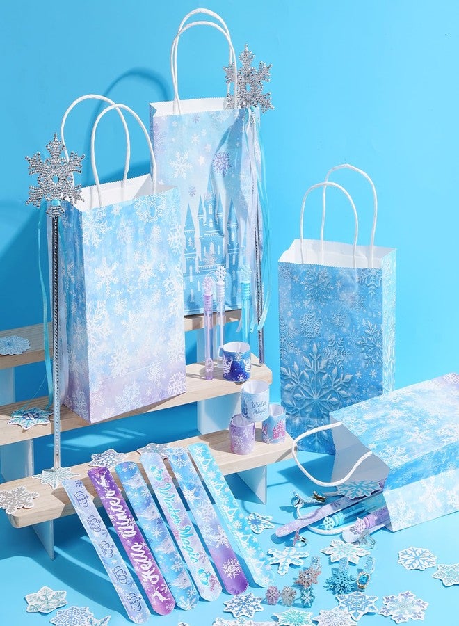 Vanblue 122PCS Frozen Party Favors Winter Snowflake Theme Birthday Decorations Princess Goodie Bag Stuffers Birthday Supplies Set for Girls, Pinata Filler Classroom Prize Gift Rewards - Image 3